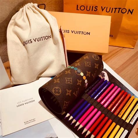 why are louis vuitton colored pencils so expensive|Louis Vuitton daytimer.